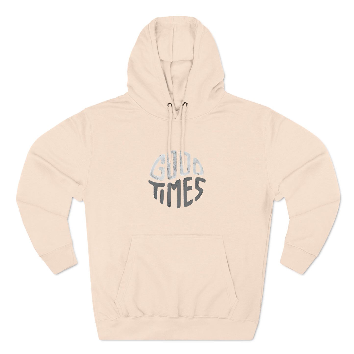 Three-Panel Fleece Hoodie